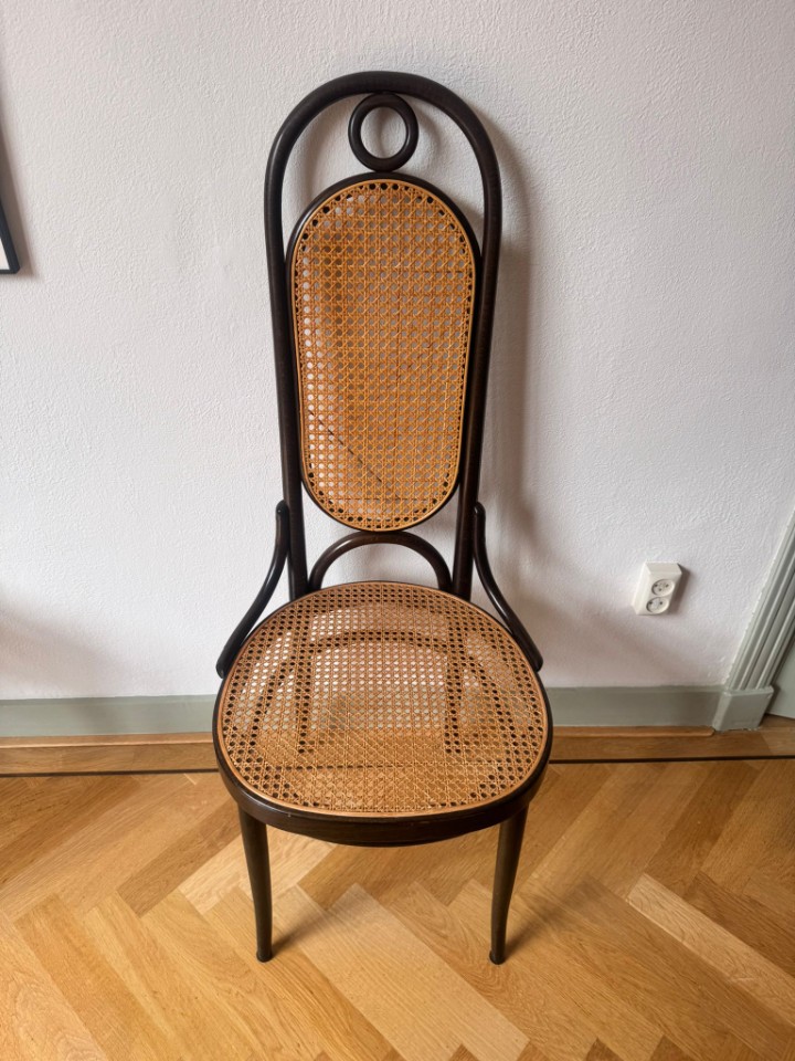 Set Van 6 Hoge Vintage Bentwood “Long John” Thonet image 2