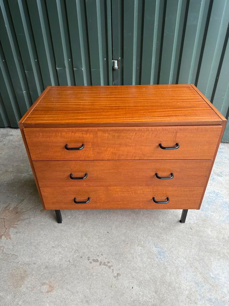 Vintage Simpla Lux Ladekast - Deens Design Teak image 6