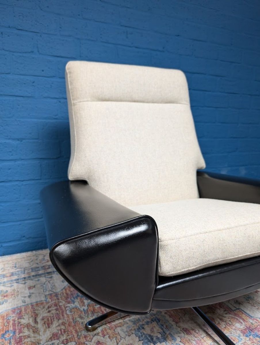 Vintage Space-age Deens Design Fauteuil, Johannes Andersen Jaren '60 image 6