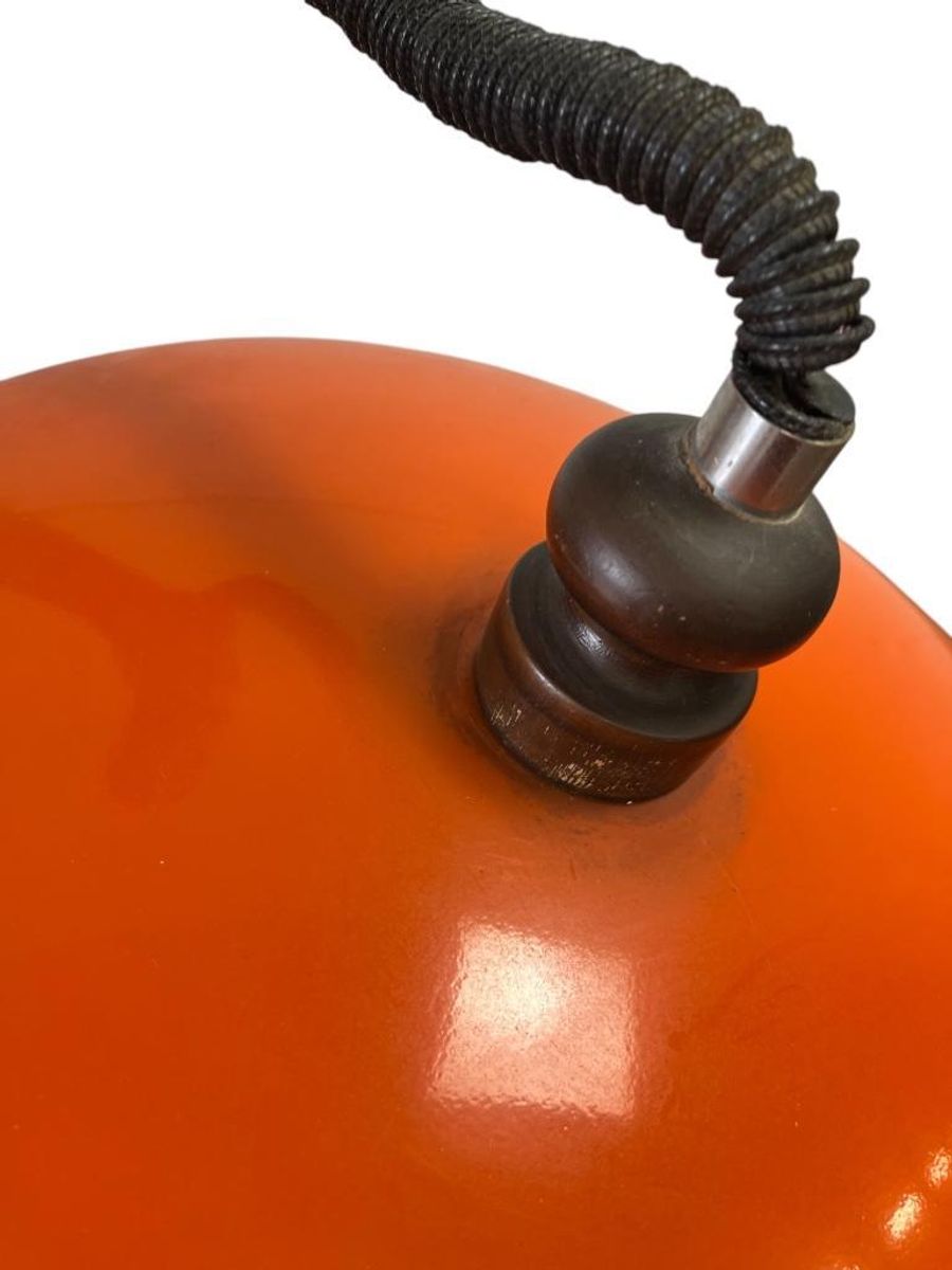 Vintage Oranje Ufo Luster / Hanglamp Jaren 70 image 8