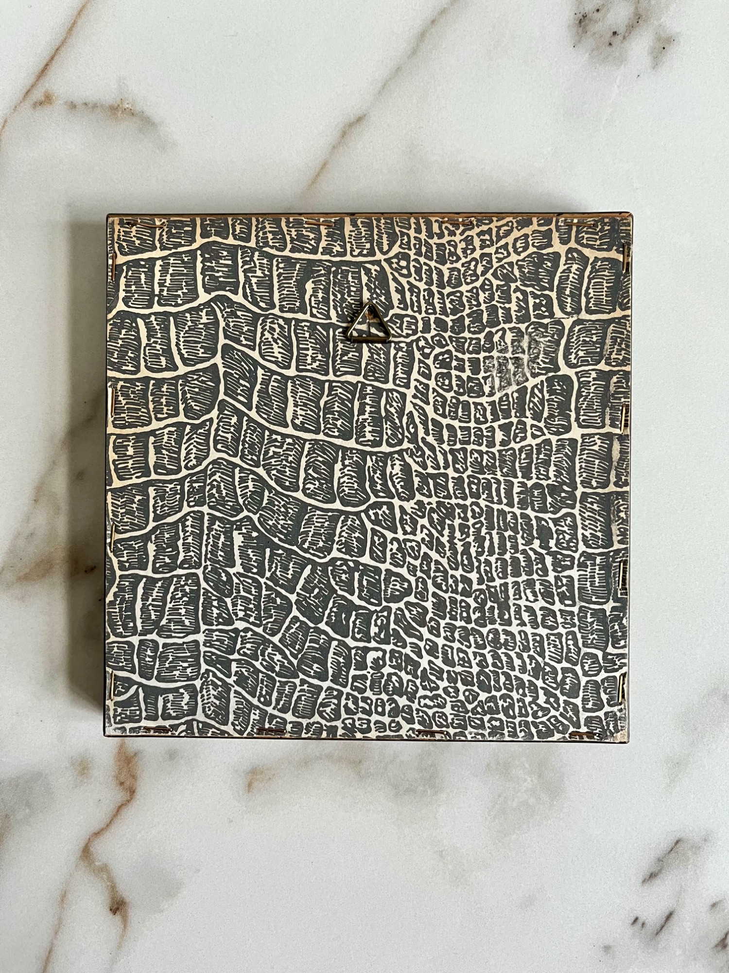 4x Dlefsblauwe Tegel Als Burduurwerk image 7