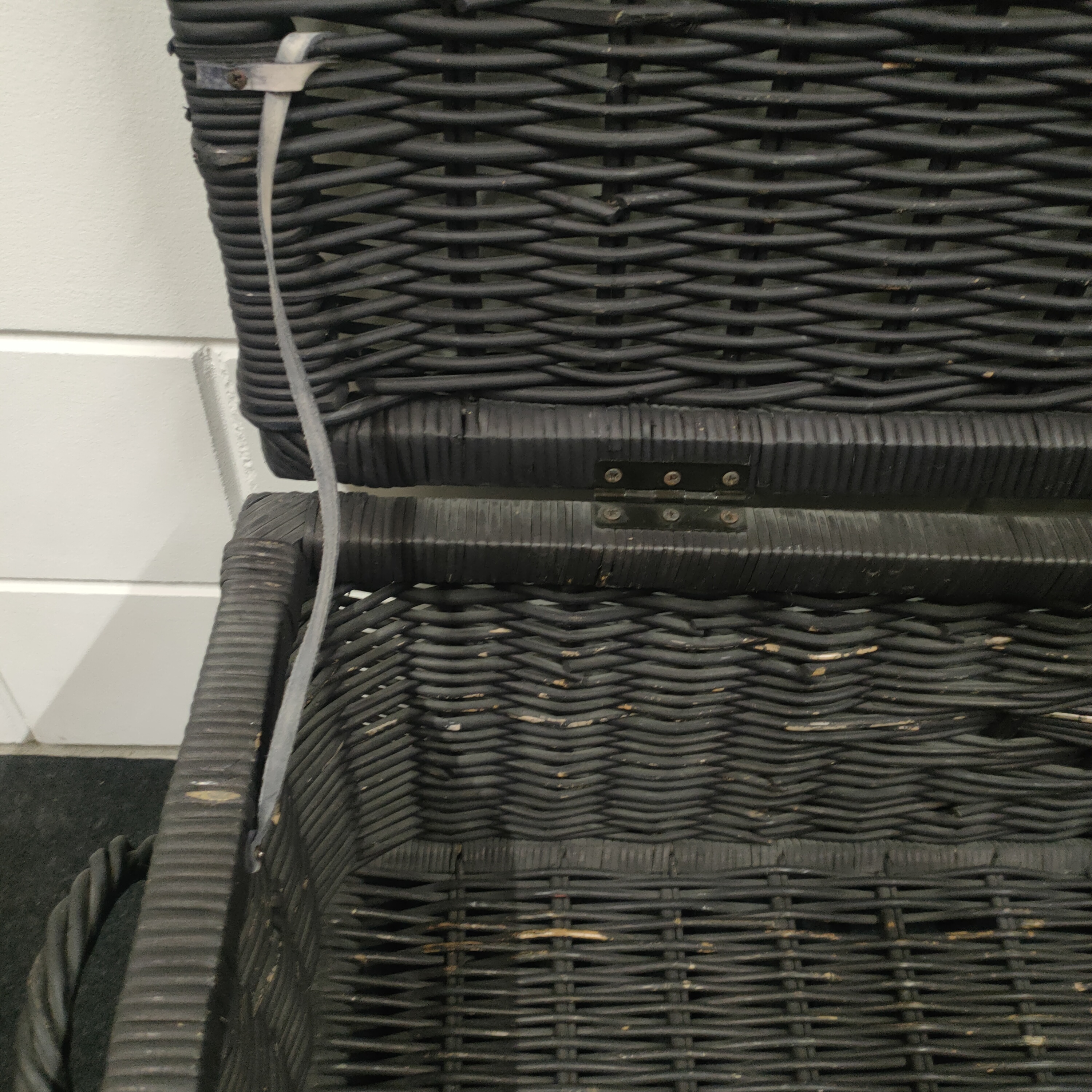 Grote Rieten Rotan Opbergmand Met Deksel image 4