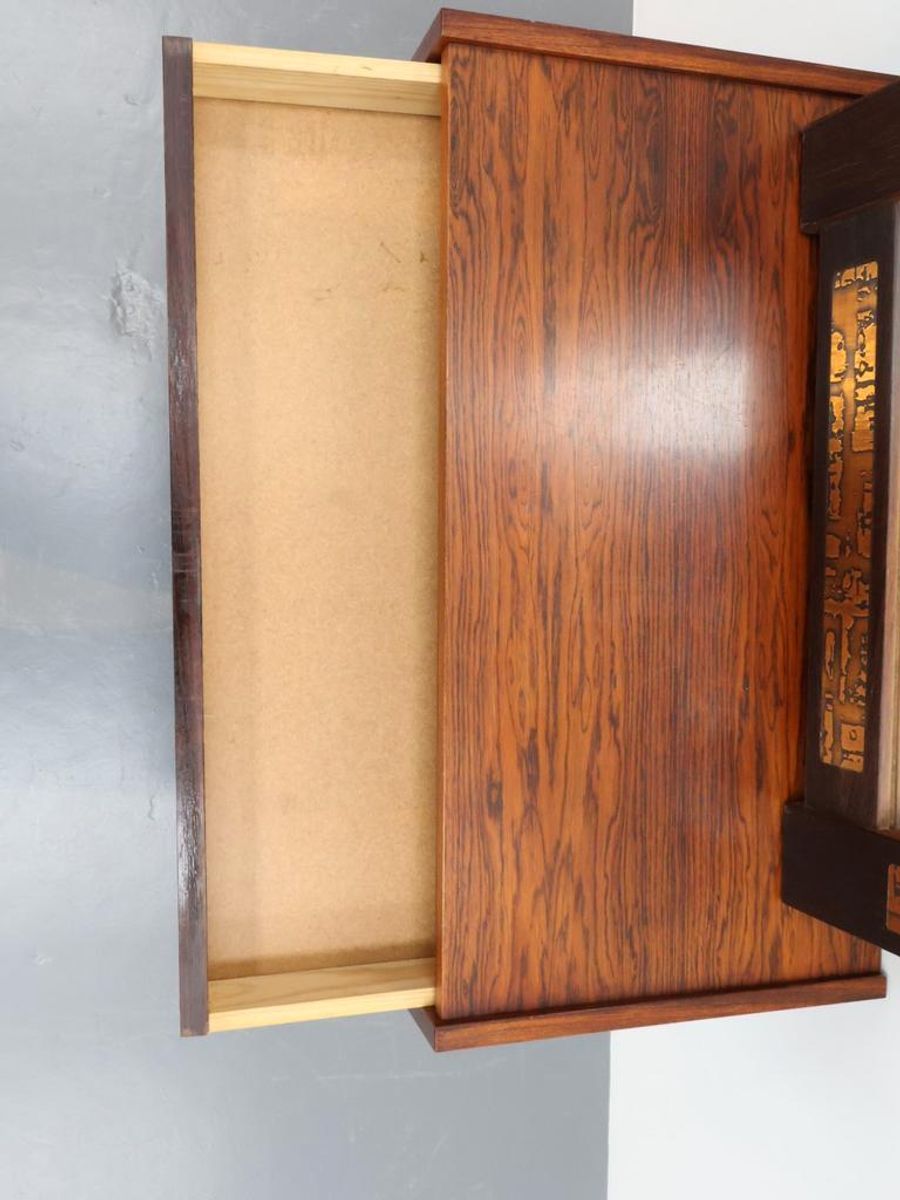 Vintage Sidetable Met Spiegel Denemarken image 9
