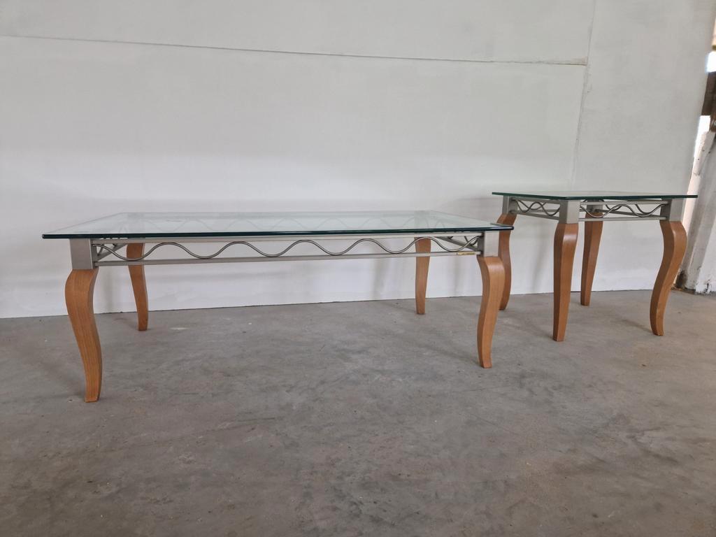 Pierre Vandel Postmoderne Salon Tafel En Bijzettafel image 2