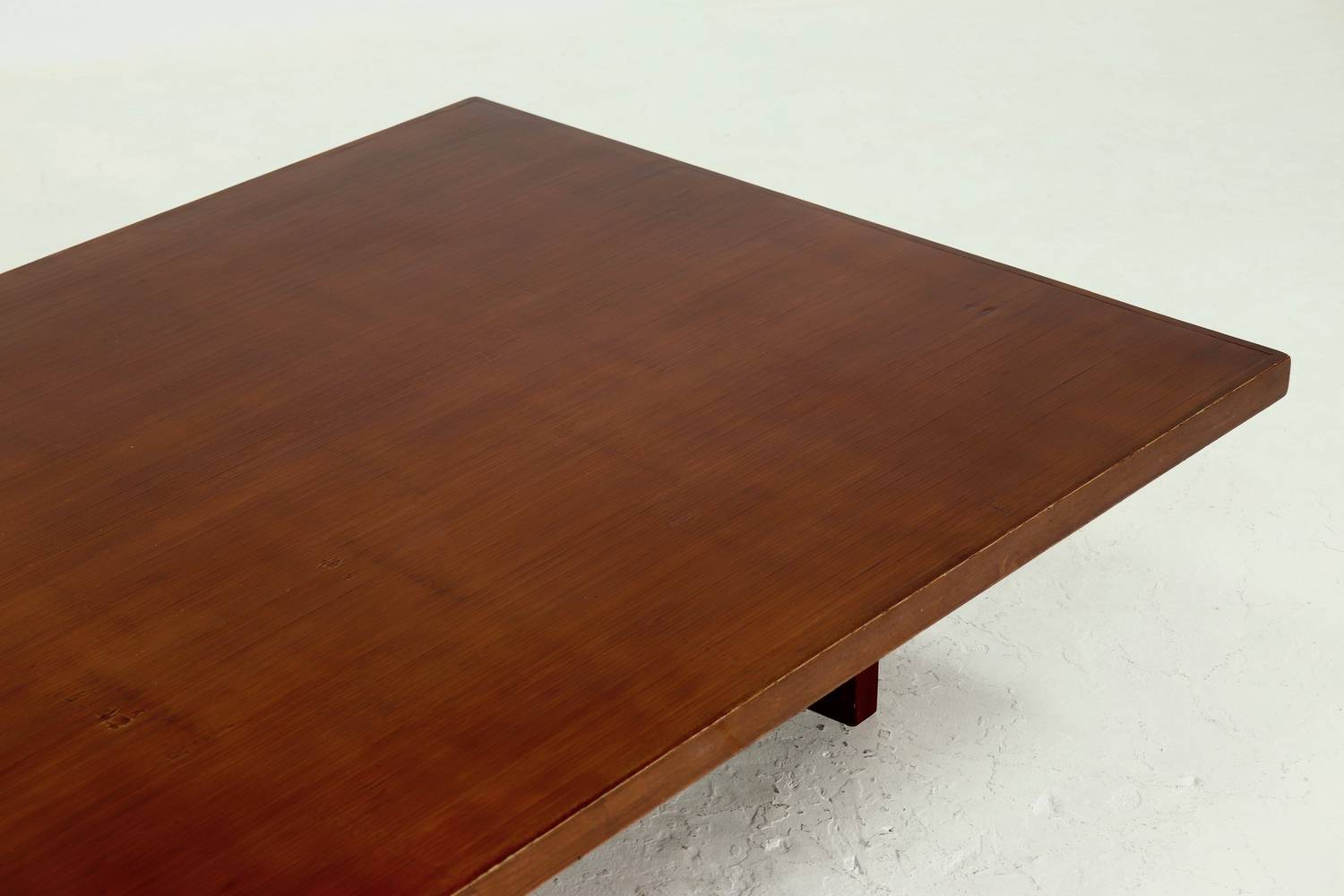 Large Bamboo And Wood Coffee Table By Axel Vervoordt 1980s image 8