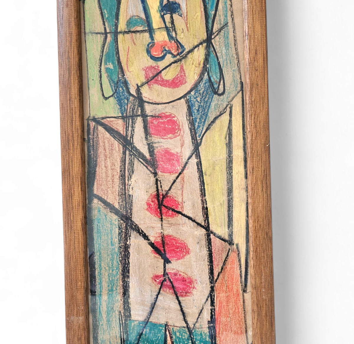 Chalk Drawing / 1960s / Height 80 Cm image 3