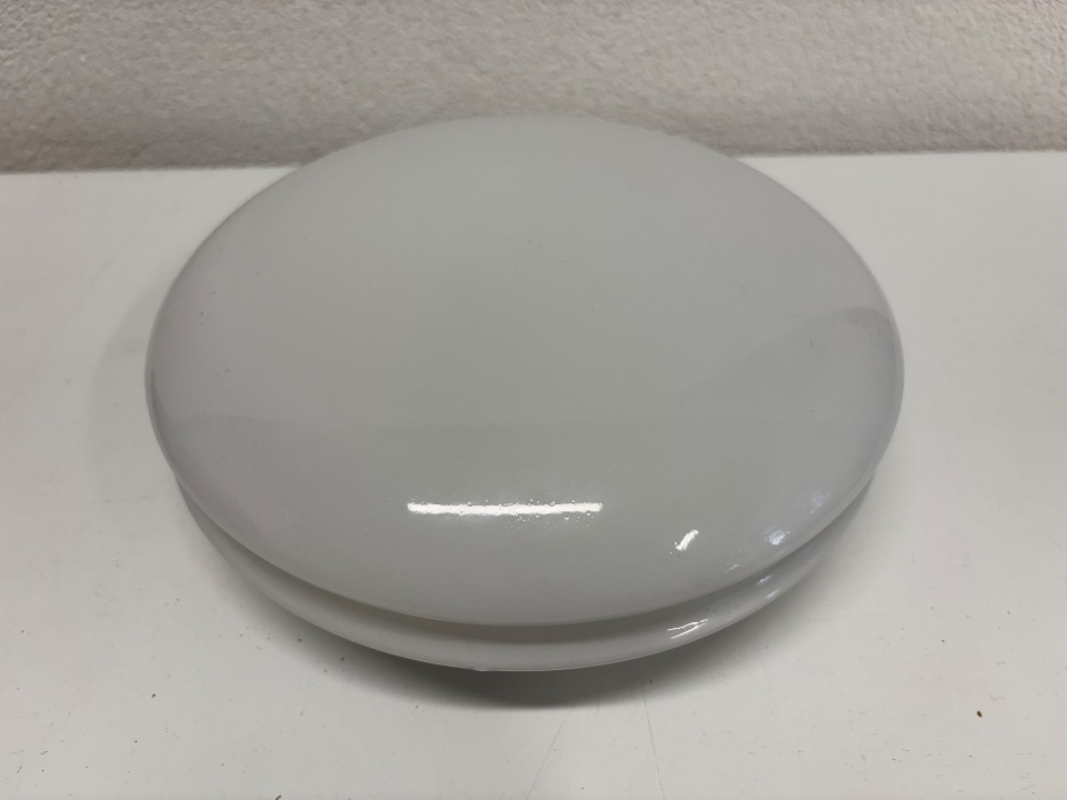 Vintage Plafondlamp Melkglas Raak Space Age image 3