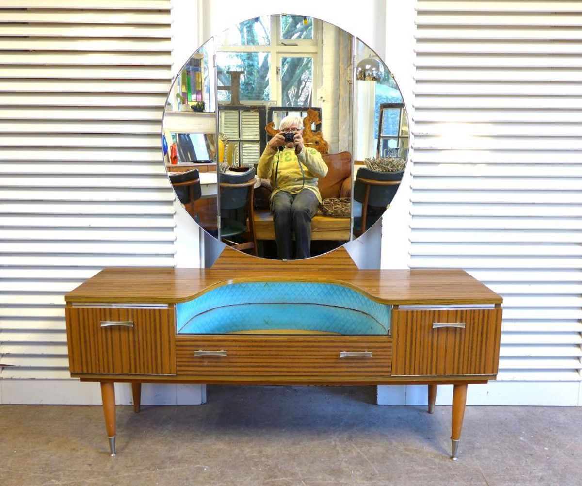 Prachtige Retro Vintage Midcentury Travertin Salontafel image 17