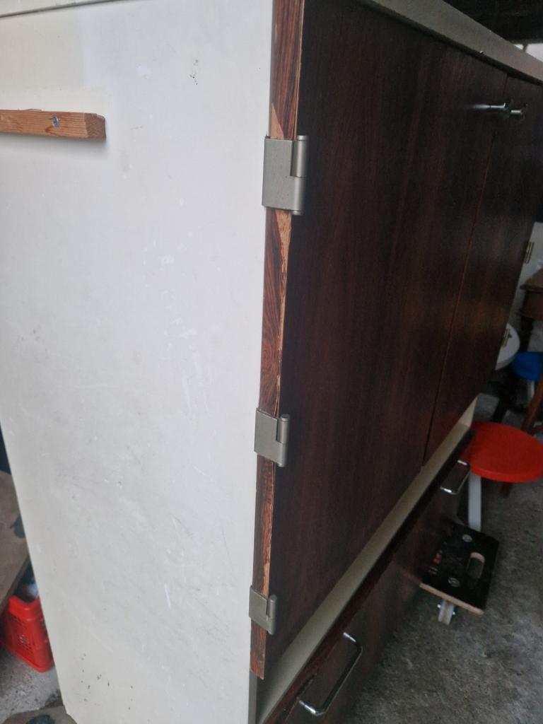 Jaren 70 Palissander Fineer Kast Vintage Design. image 8