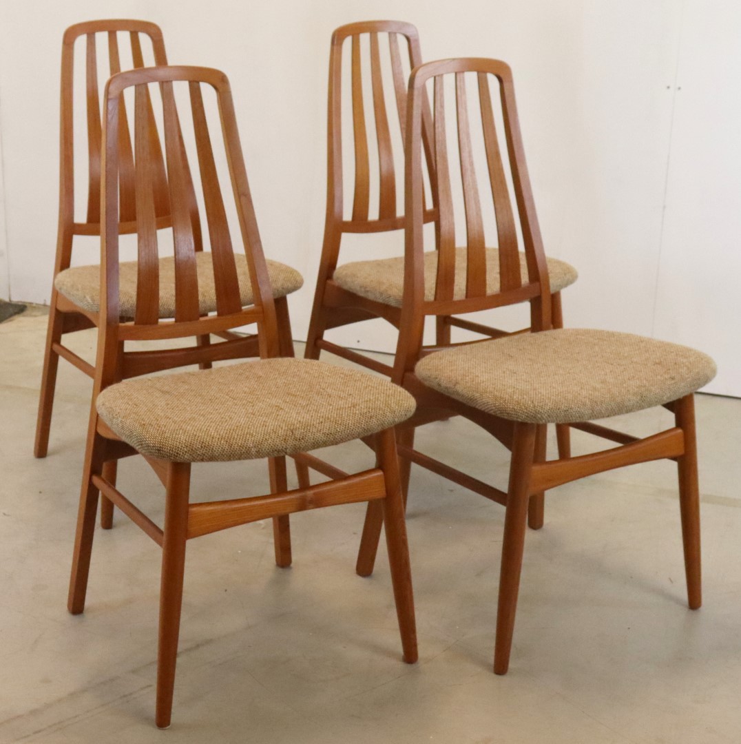 Set 4 Vamdrup Stoelen Eetkamerstoelen Vintage Deens image 2