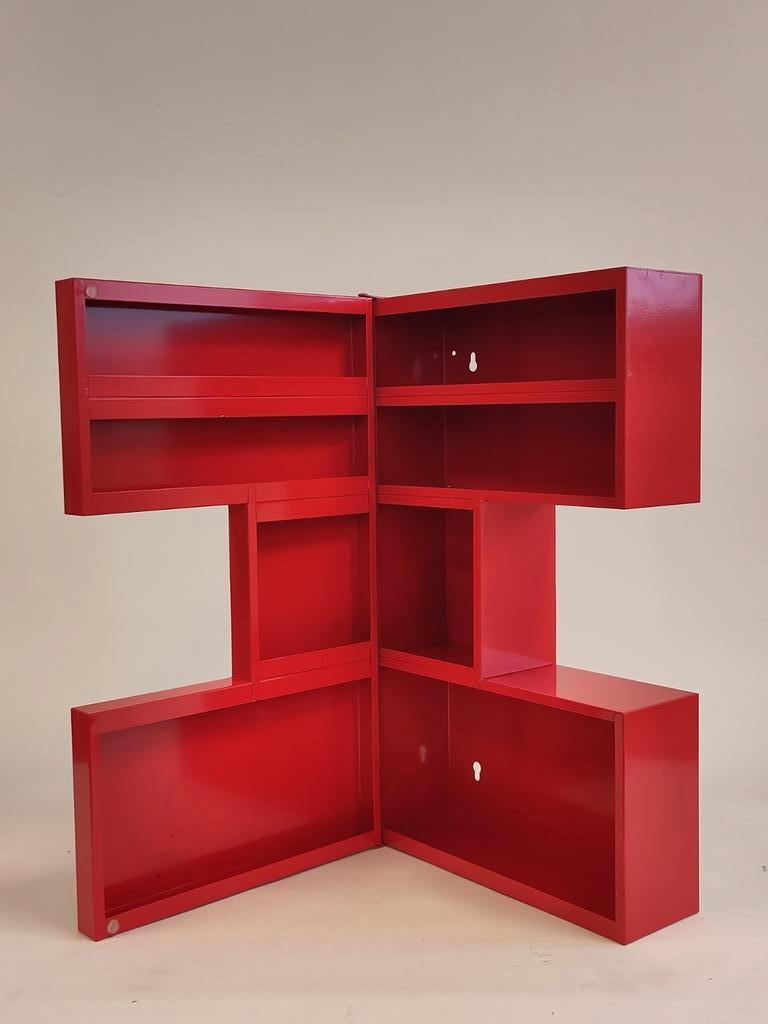 Vintage IKEA Metalen Kastje Atron Wandkastjes Metaal Kast image 6