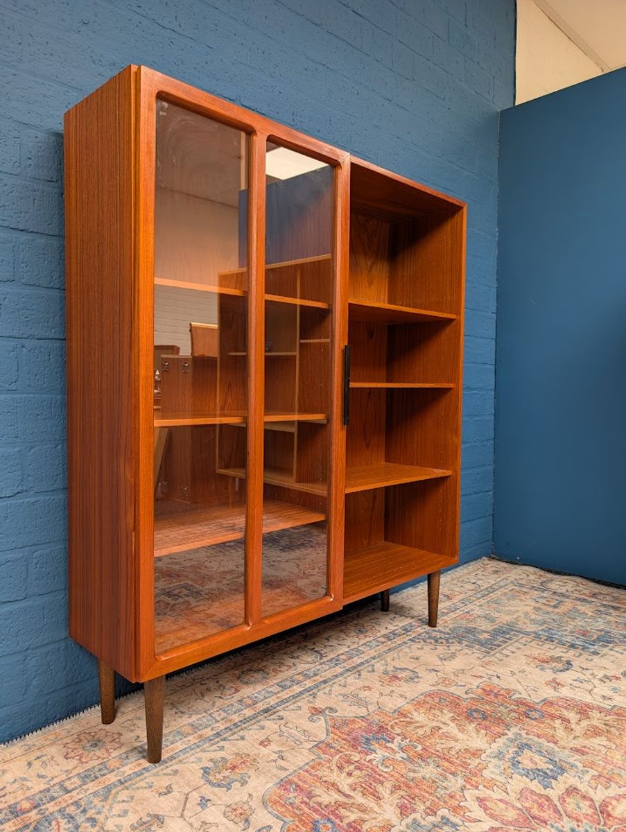 Vintage Vitrinekast, Jaren 60, Deens Design Van Ib Kofod Larsen image 2