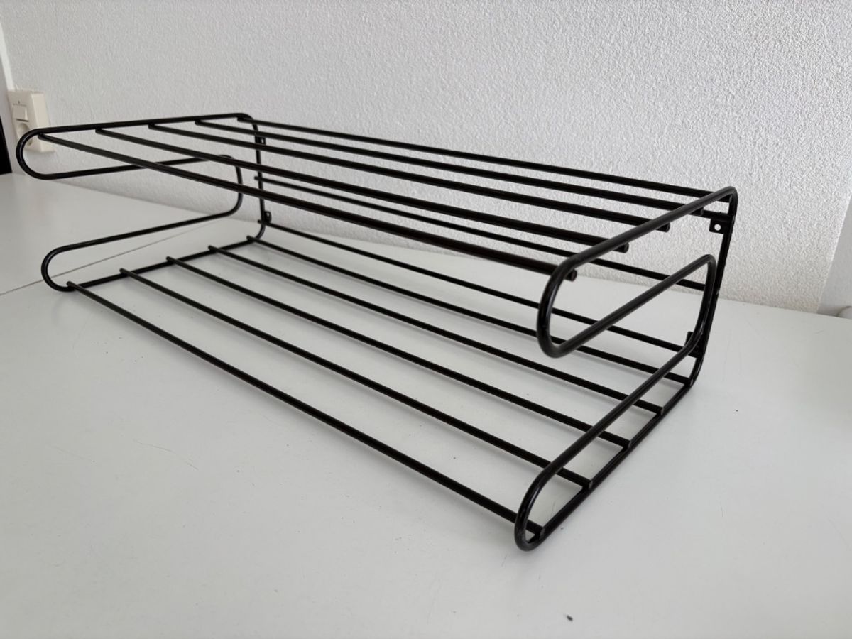 IKEA Rek Fran Zwart Draadrek image 6