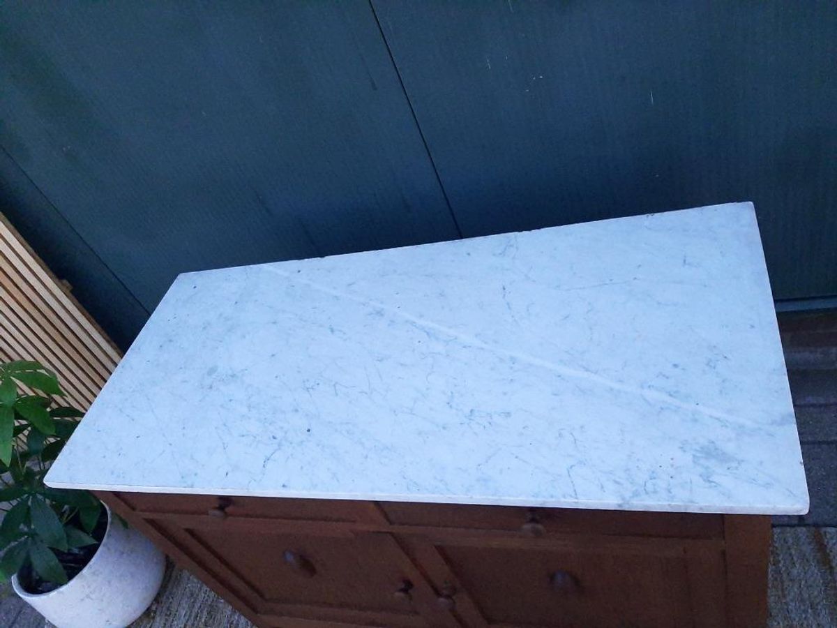 Art Deco Kastje Jr 20 Eiken Commode Wastafelkastje Dressoir image 7