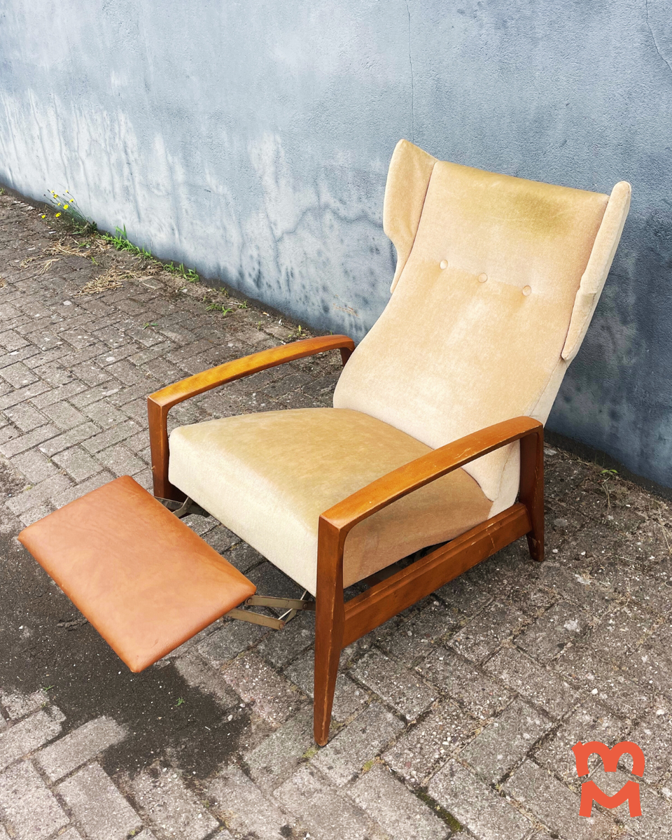 Vintage Jaren 50 Oorfauteuil image 6