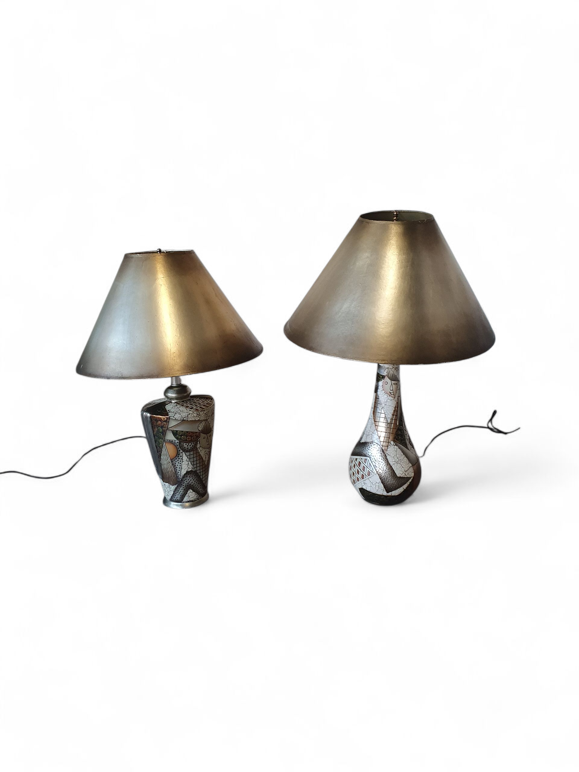 Alexander Kalifano / Modern Impressionist Art Vase Lamps / Circa 1980s image 21
