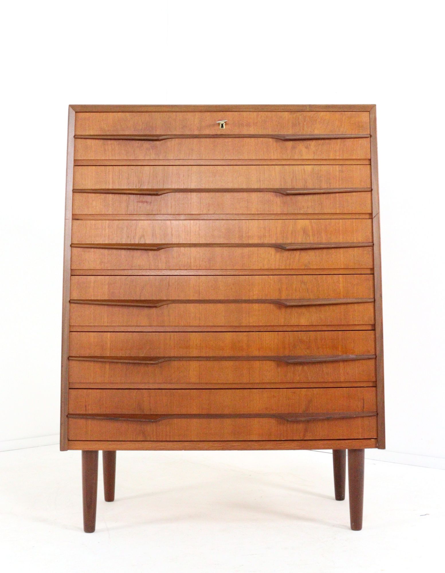 Vintage Hoge Ladekast 'olsted' Deens Design image 7