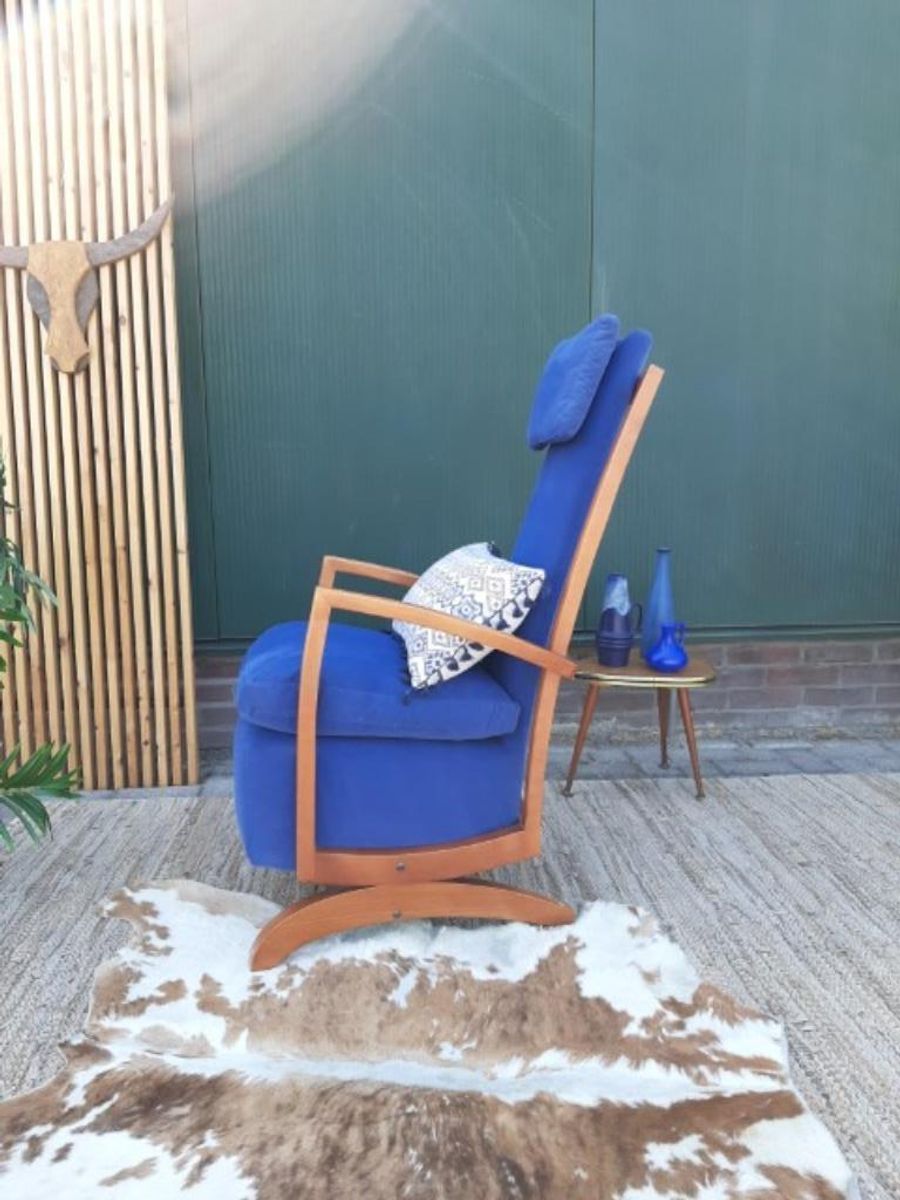 Design Schommelstoel | Jaren 80 90 | Art Deco Stijl Fauteuil image 11