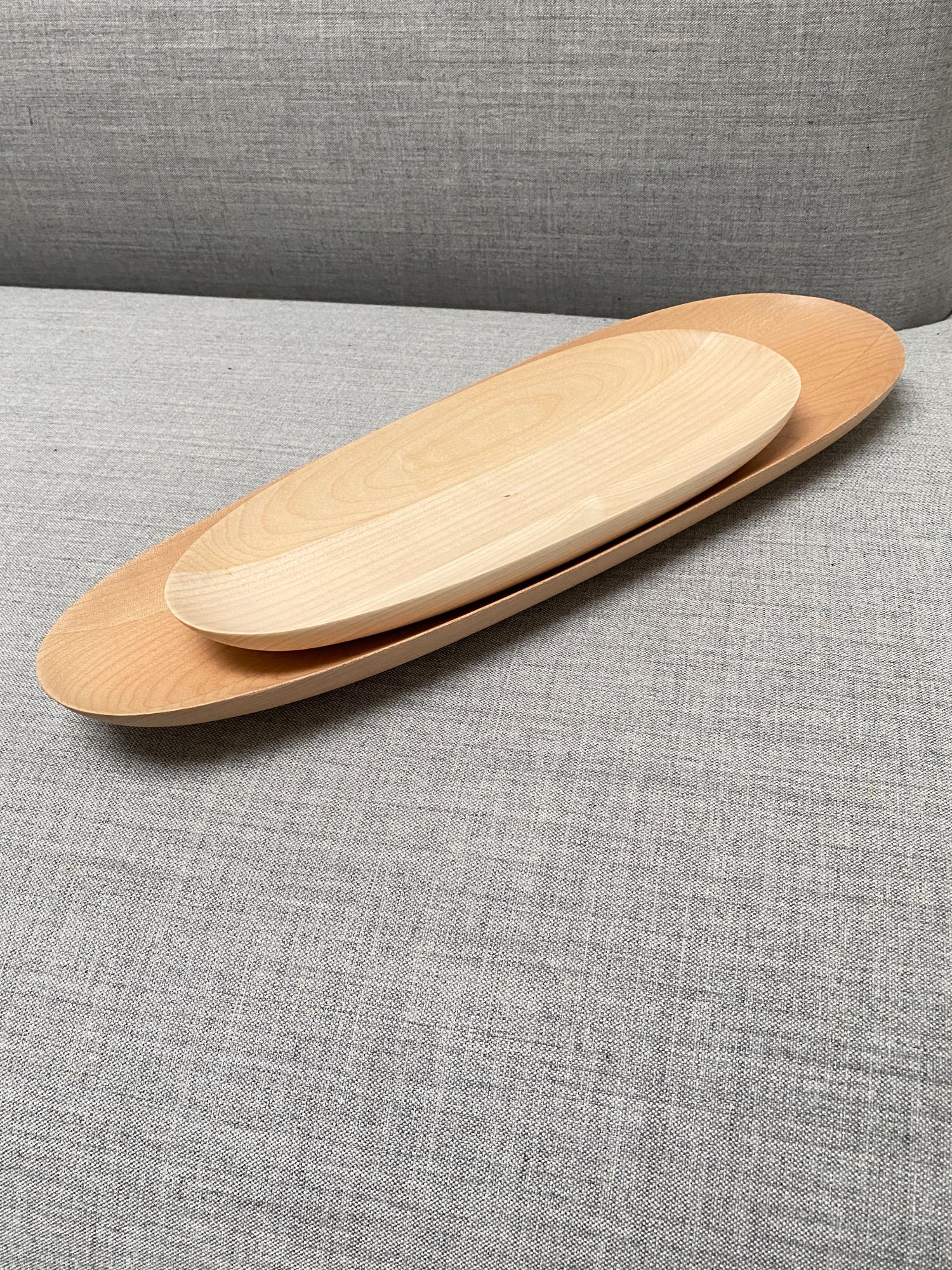 Ethnicraft Thin Oval Boards Set Sycamore image 7
