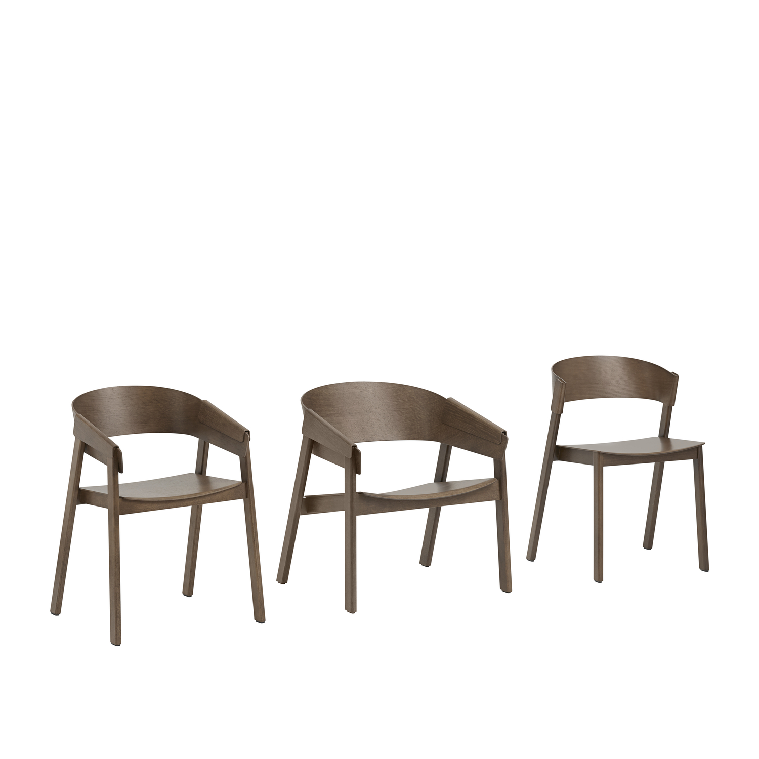 Muuto / Cover Armchair / Stained Dark Brown image 9