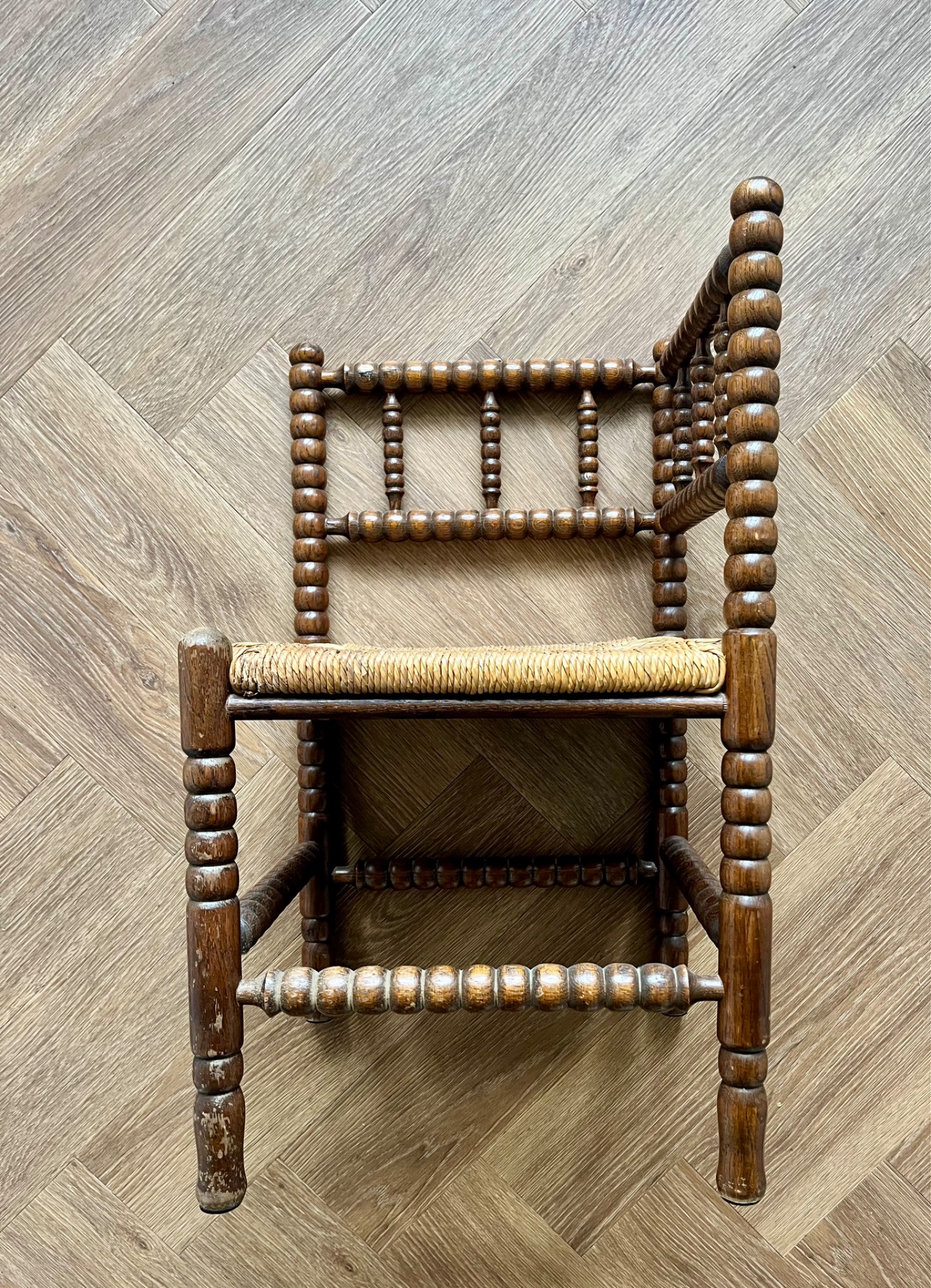 Vintage Knobbel Stoel / Bobbin Chair image 4