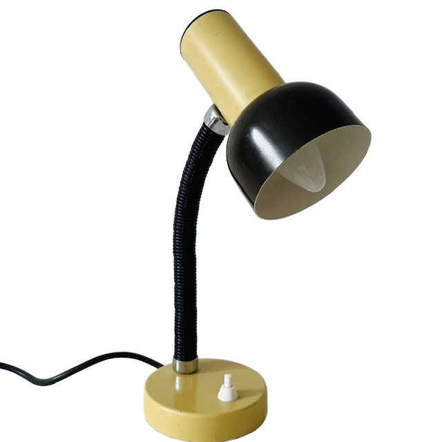Vintage Gooseneck Bureaulamp Banana Split Massive Zwanenhals 1970’s image 4