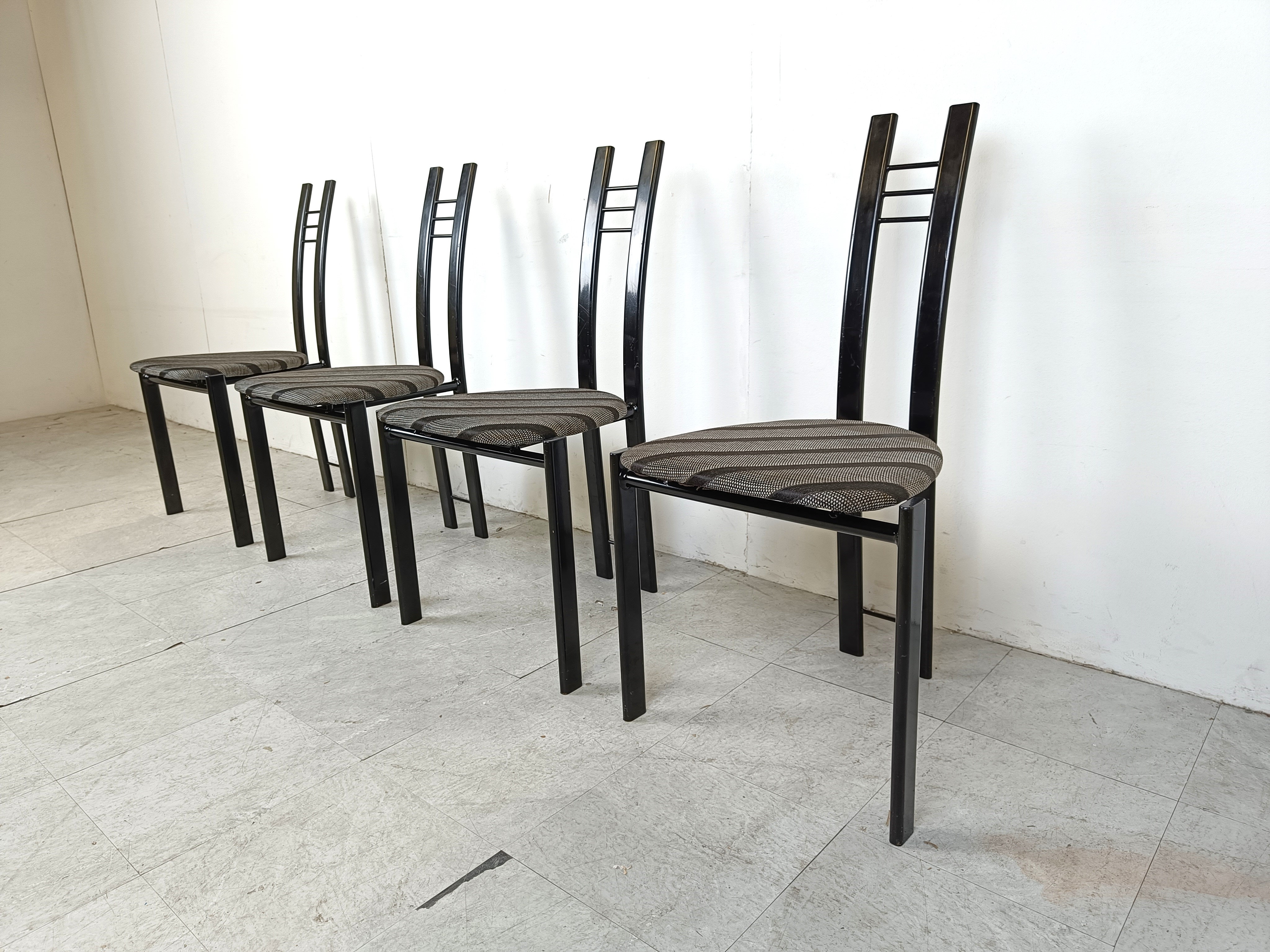 Post Modern Dining Chairs, 1980s Set Of 4 image 8