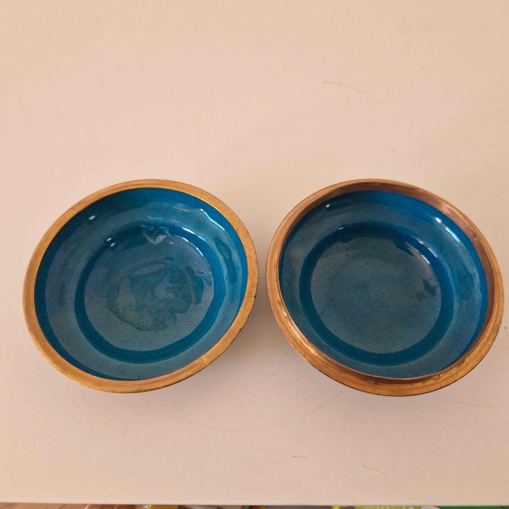 Oud Cloisonné Doosje Dekseldoos Pillendoosje image 6