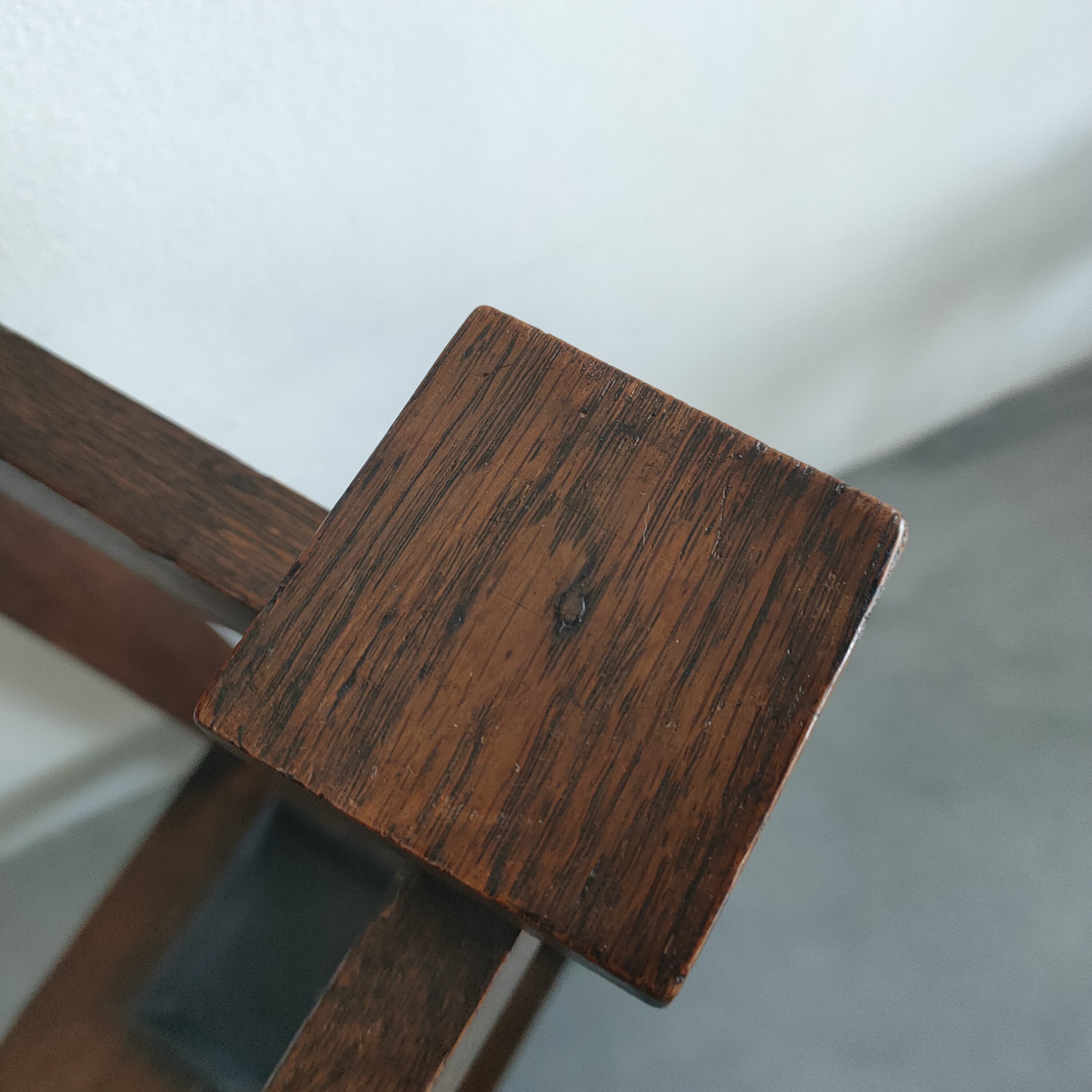 Antieke Arts & Crafts Halmeubel Kapstok (1908) image 15