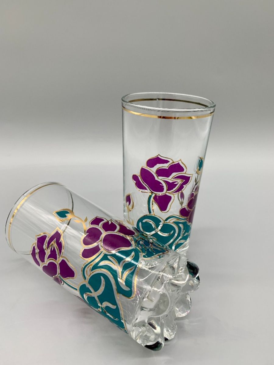 Set Vintage Longdrink Glazen Italy image 6