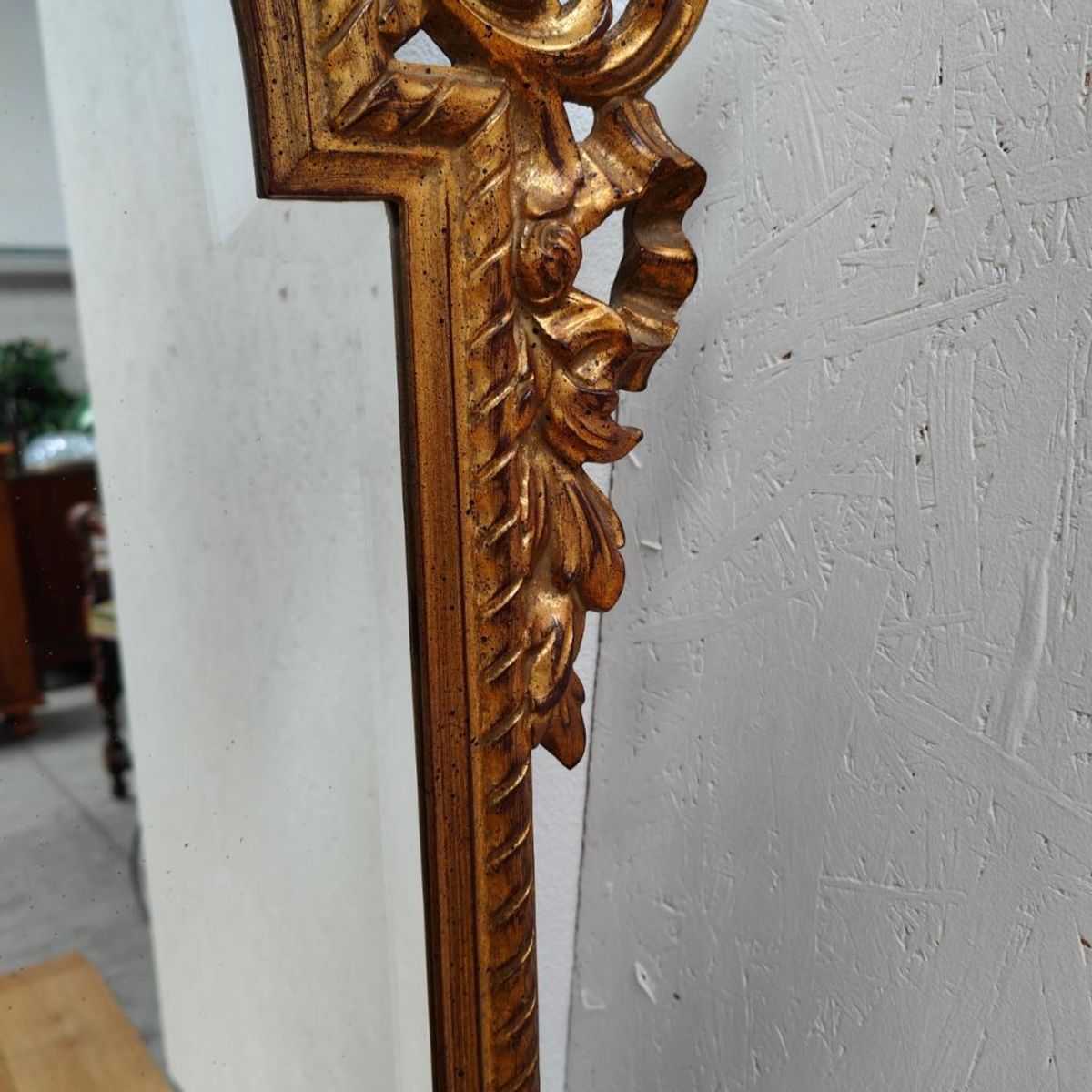 Grote Vintage Barok Brocante Rococo Spiegel Schouwspiegel 01 image 16