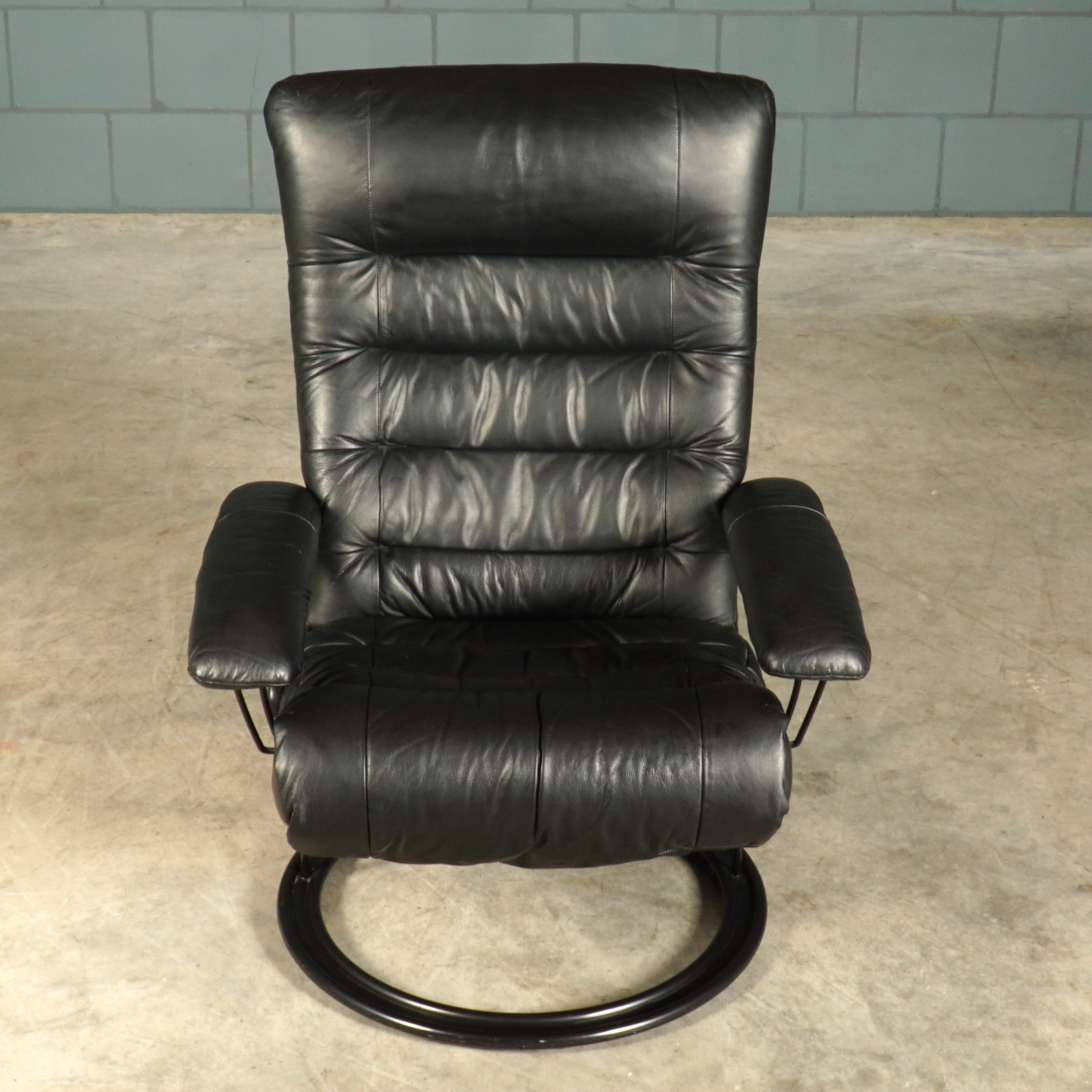Vintage Draaifauteuil Met Voetsteun – Recliner – Jaren 80 image 11