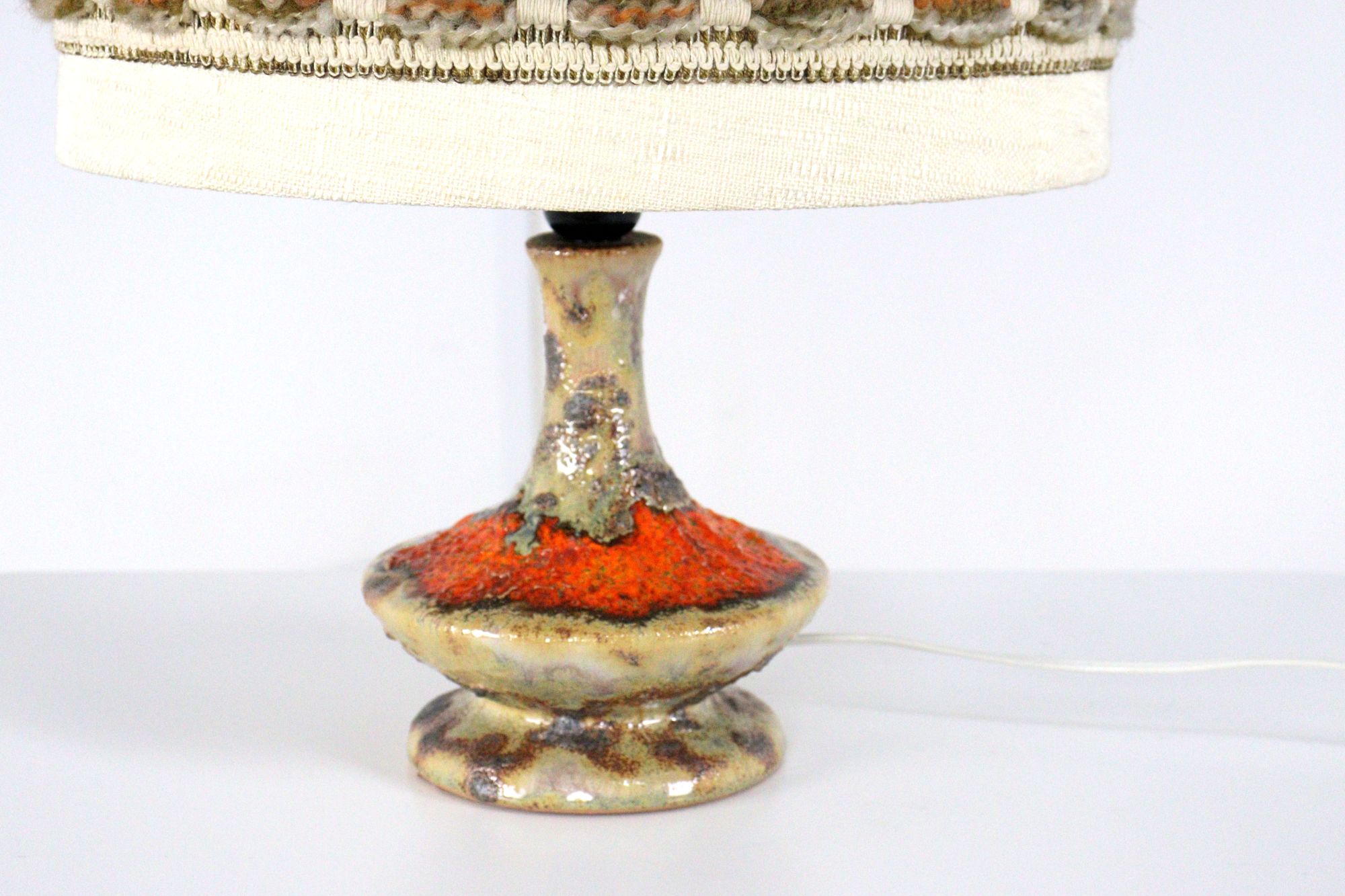 West Germany Tafellamp Keramiek Lamp Vintage image 16