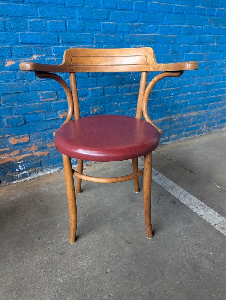 2 Art Nouveau Bentwood Chairs Thonet Stijl image 5