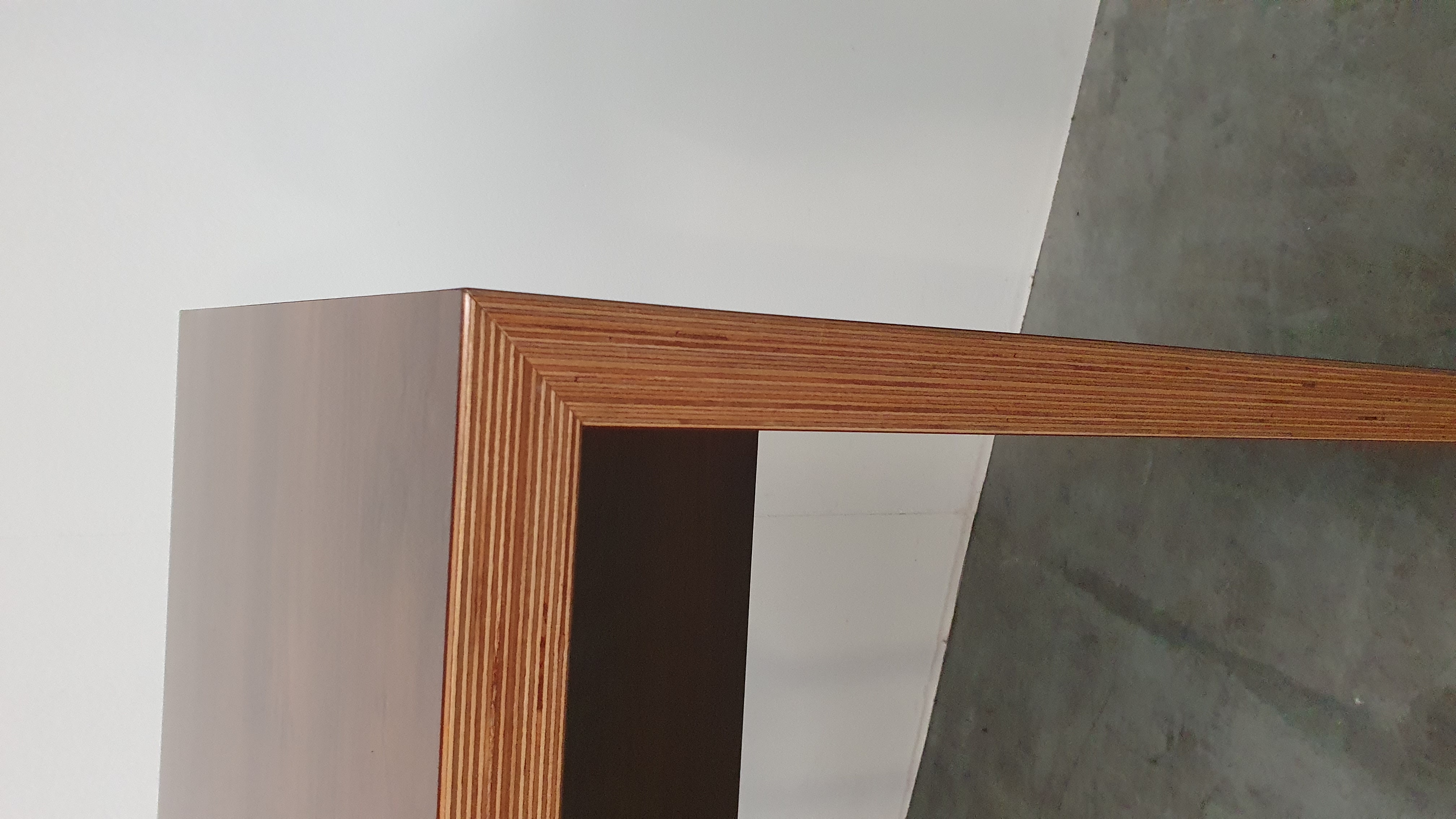 Design Bartafel Noten Hout Hpl Gefineerd Multiplex Statafel image 7