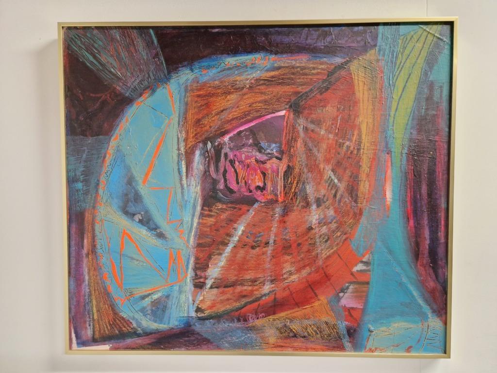 Schilderij Abstract Neerle Amrein Modern Ingelijst Uniek image 2