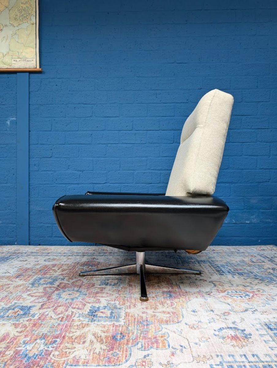 Vintage Space-age Deens Design Fauteuil, Johannes Andersen Jaren '60 image 10