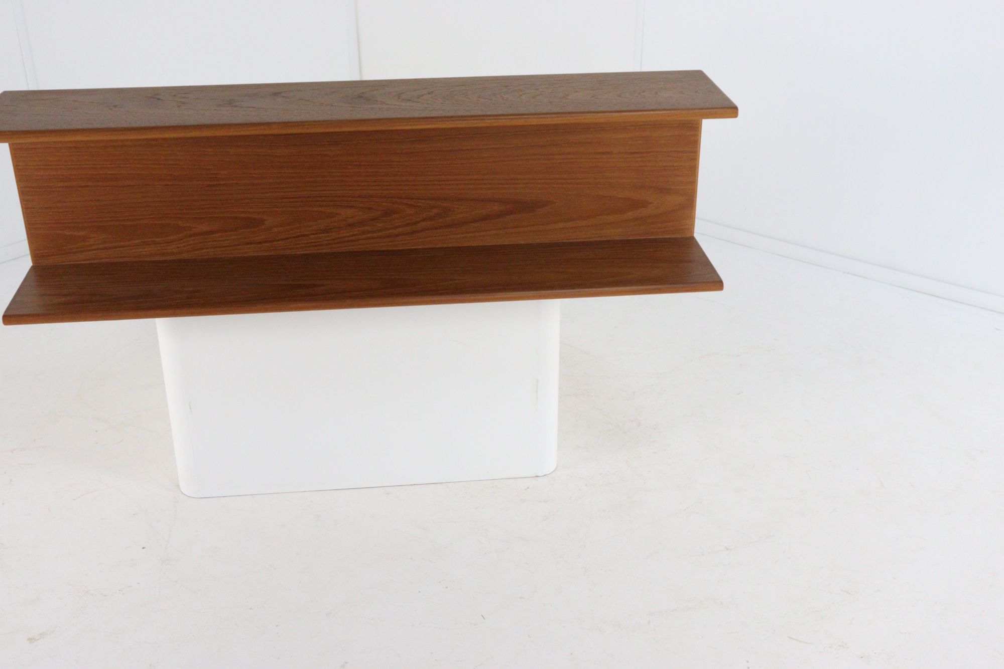 Deens Massief Teak Wandplank Vintage image 10