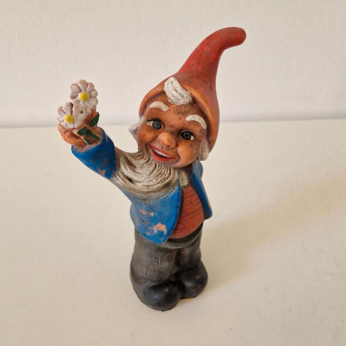 Vintage Tuinkabouter Kabouter Beeldje Rubber Beeld image 4
