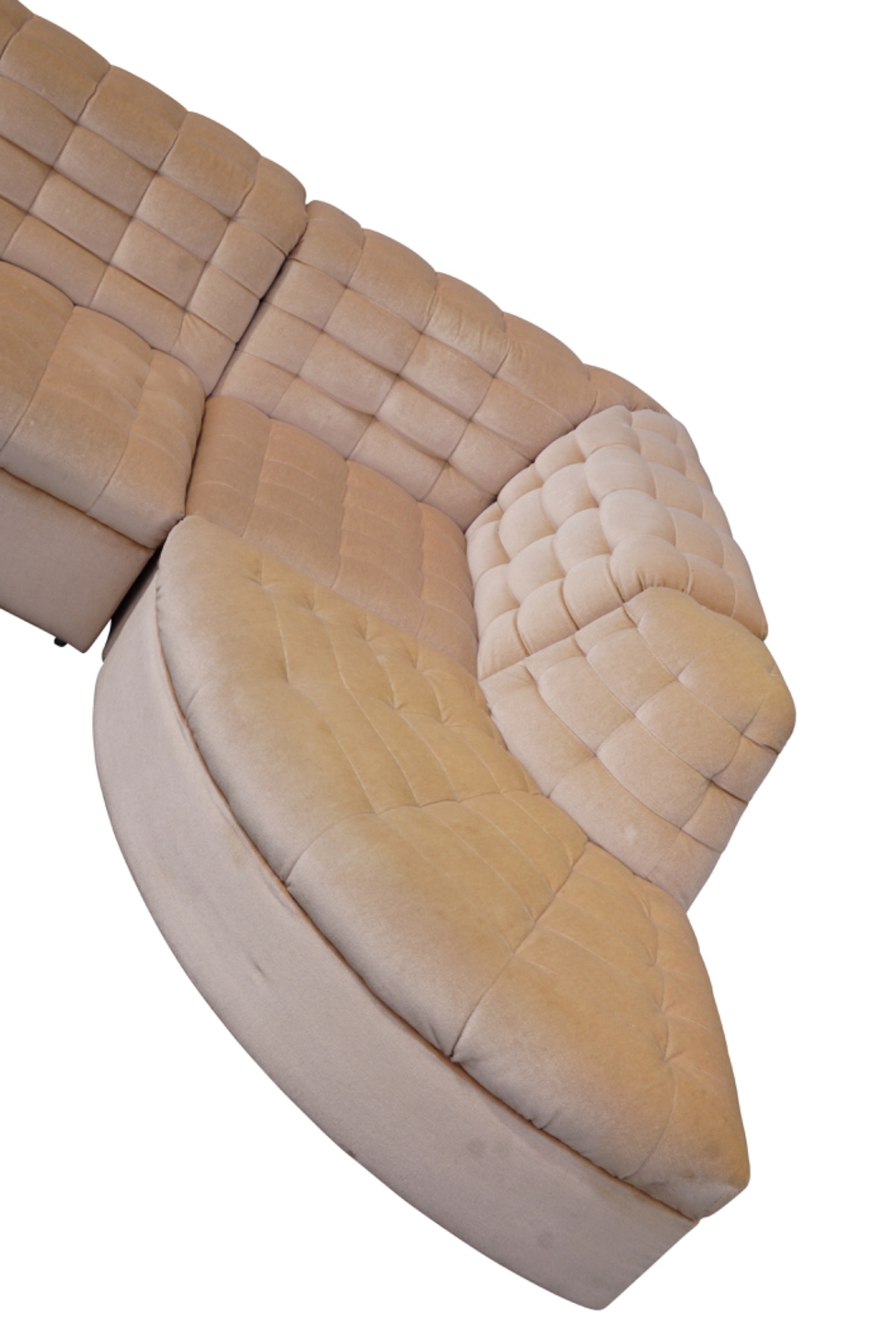 Vintage Laauser Modulaire Zitgroep Velours 6-zits image 3