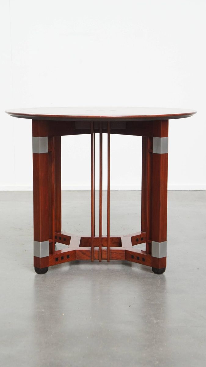 Mooie Ronde Schuitema Bijzet/salontafel Uit De Decoforma Serie In Art Deco Stijl image 7