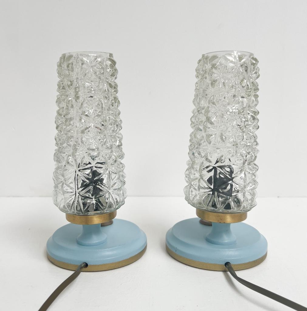 Set Van 2 Gerestaureerde Gebr. Mölle Nachtlampjes, 1960's image 8