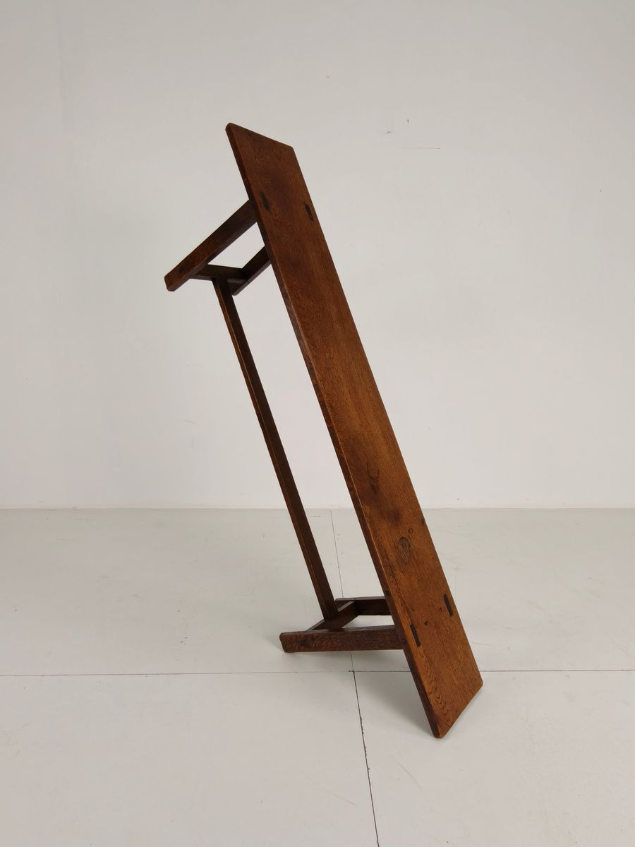 Paar Franse Rustieke Banken Uit De 19e Eeuw - Massief Eiken image 3