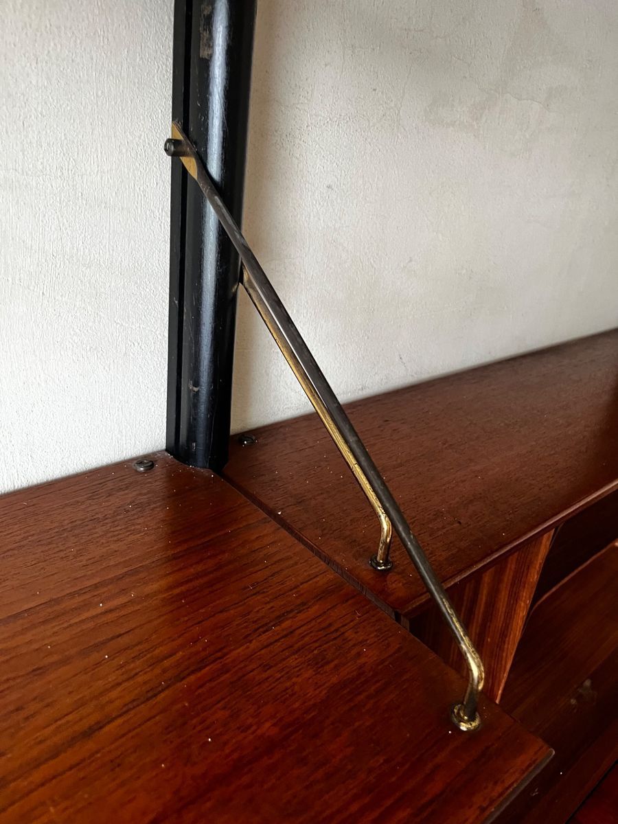 Prachtig Vintage Wandmeubel Van Wébé Door Louis Van Teeffelen image 8