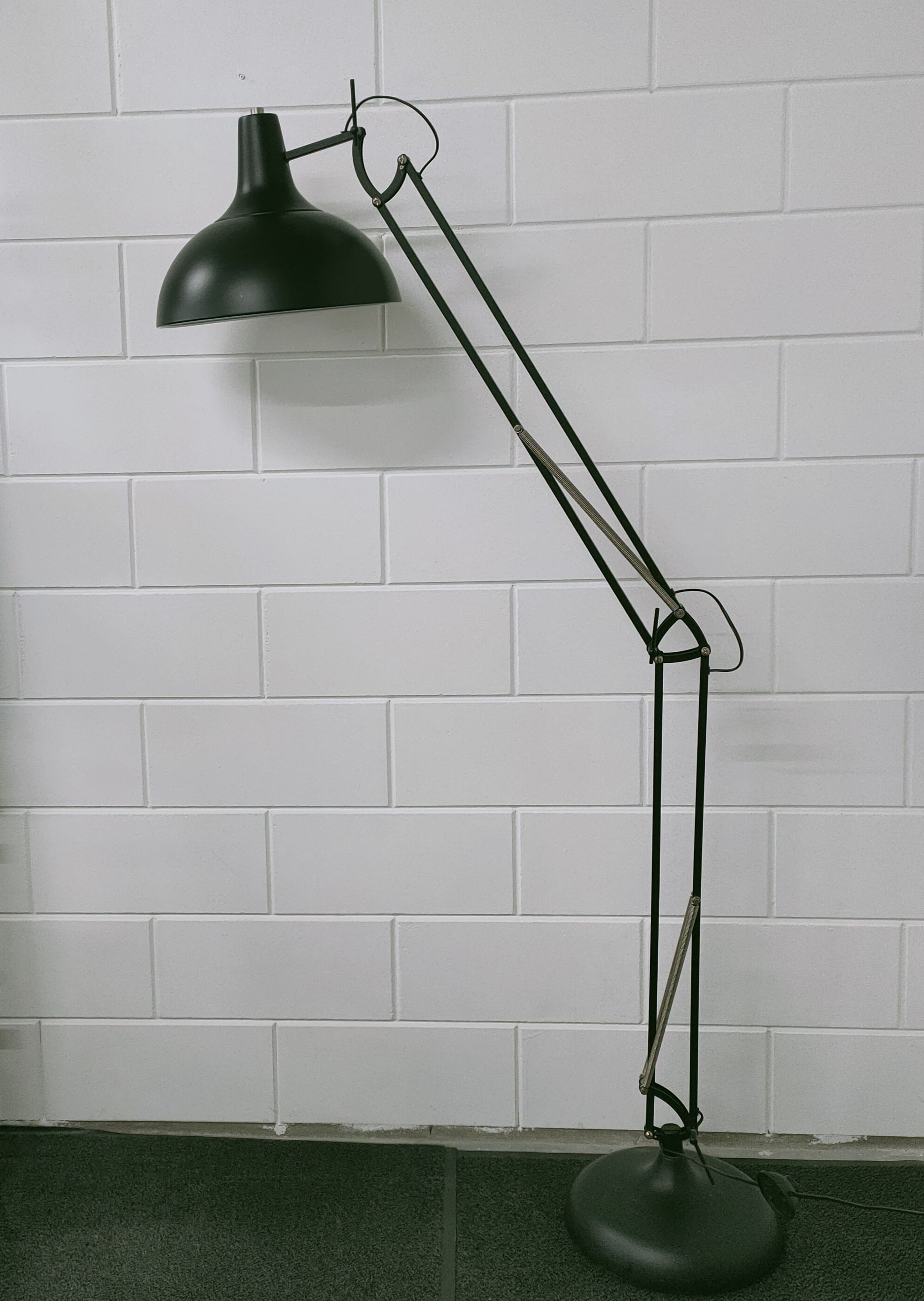 Vloerlamp Metaal Zwart Retro image 2