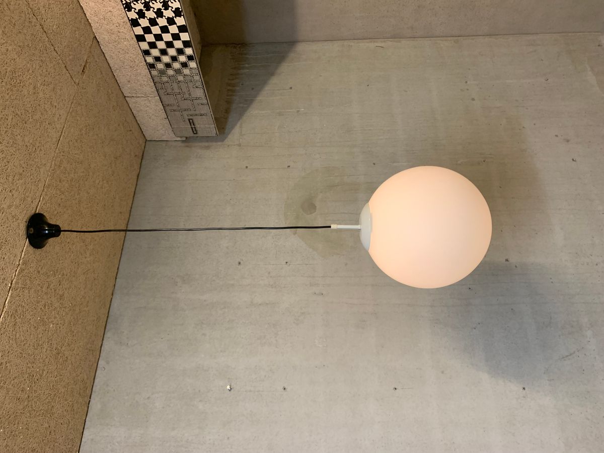 Grote Witte Bollamp, <<<brand>>>. 35 Cm Doorsnee. image 9