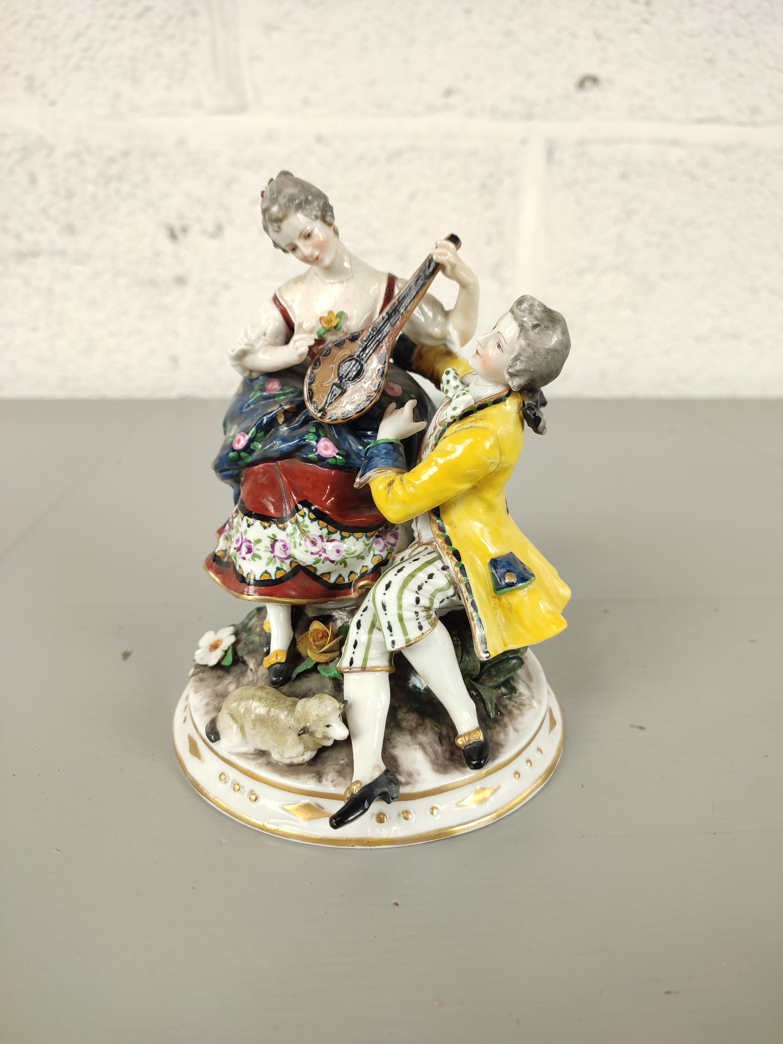 Porseleinen Beeldje Volkstedt (Geschonden) image 3