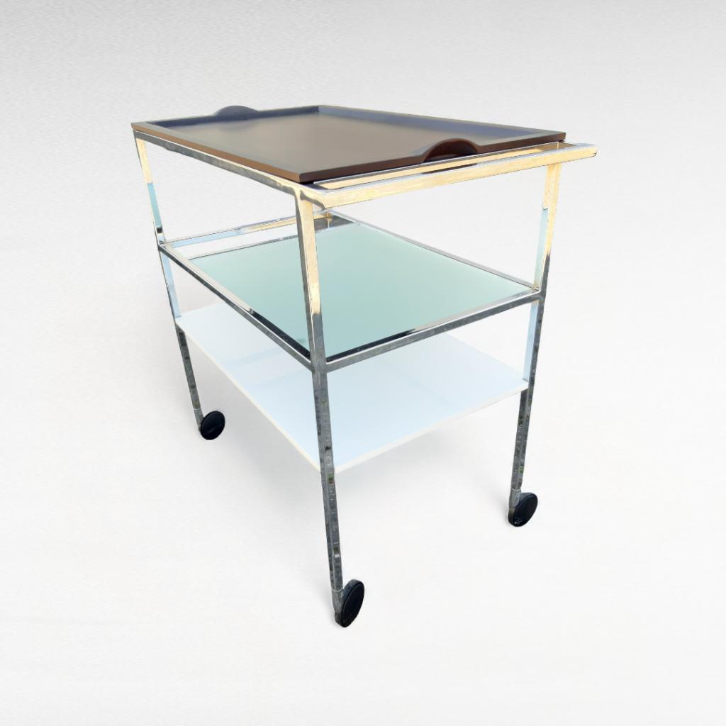 Italiaans Design Serveertrolley Uit De Jaren 1980 image 5