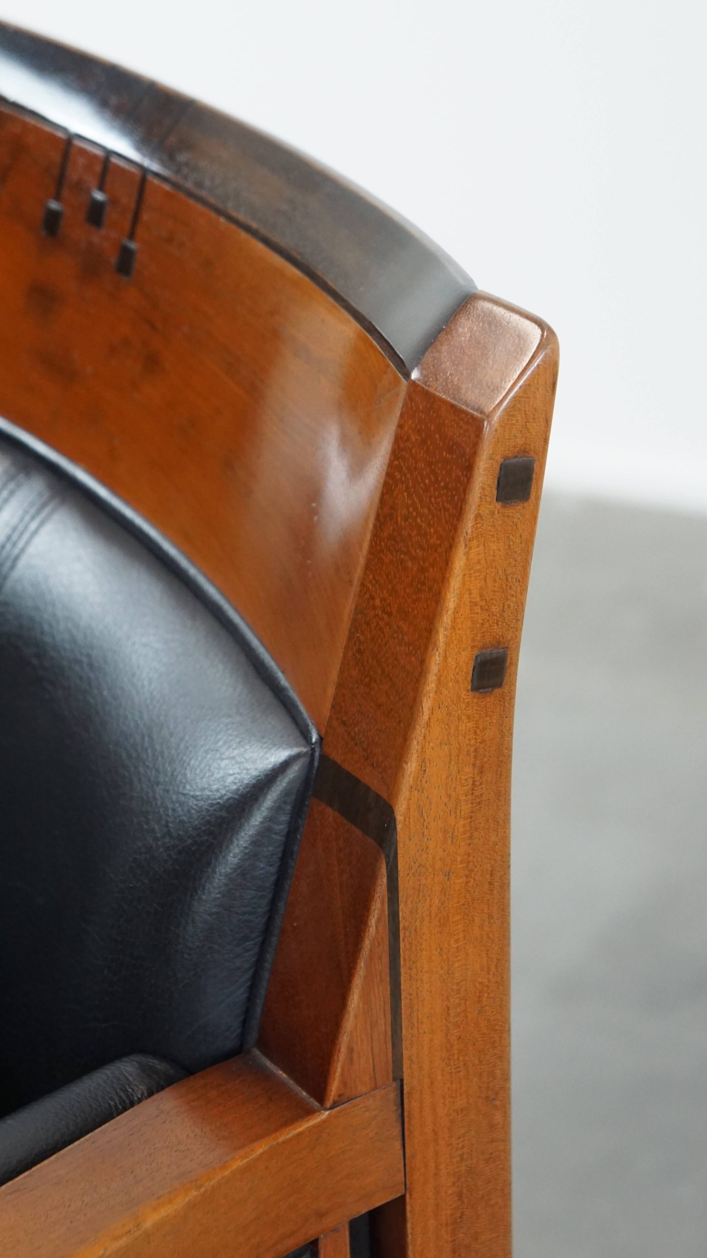 In Goede Staat Verkerende Zwarte Art Deco Schuitema Design Fauteuil Uit De Decoforma Serie image 15