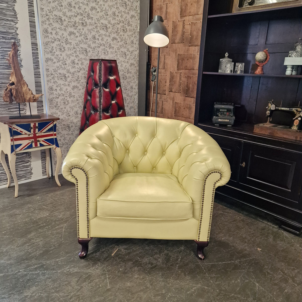 Chesterfield Club Chair Special - Ivoor image 2